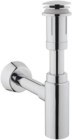 Artema A45154 Lavabo Sifon Seti, T Tipi, Krom