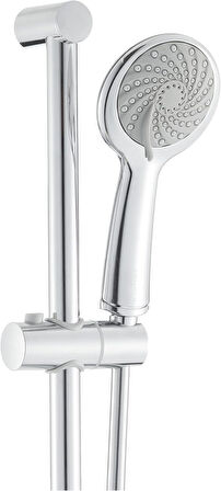 Artema Samba A45680Sta 3F Sürgülü El Duşu Takımı, 6 L/Dk Su Akışı, Duvara Monte, Krom