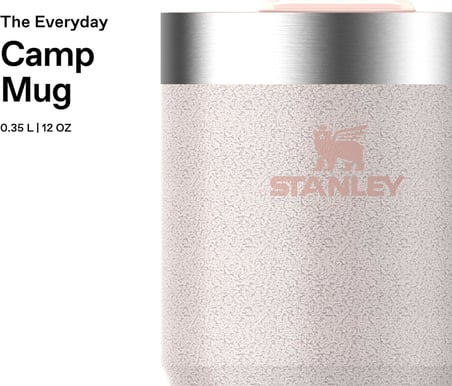 Stanley Classic Legendary Termos Bardak 0.35 Litre - Hammertone Rose Quartz | Paslanmaz Çelik