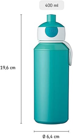 Mepal Su Şişesi 400 Ml, Kırmızı