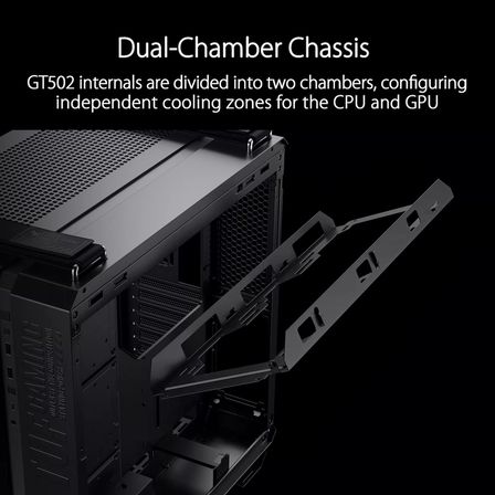 Asus Tuf Gaming Gt502 Panaromik Temperli Cam Usb Type-C Atx, Micro-Atx, Mini-Itx Fanlı Bilgisayar Ka