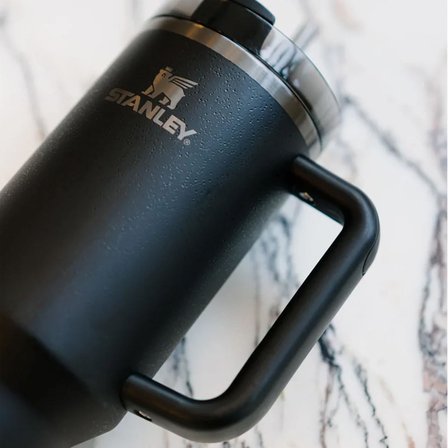 Stanley The Quencher H2.O Flowstate Tumbler 1.18L Pipetli Termos 10-10824-992 Siyah