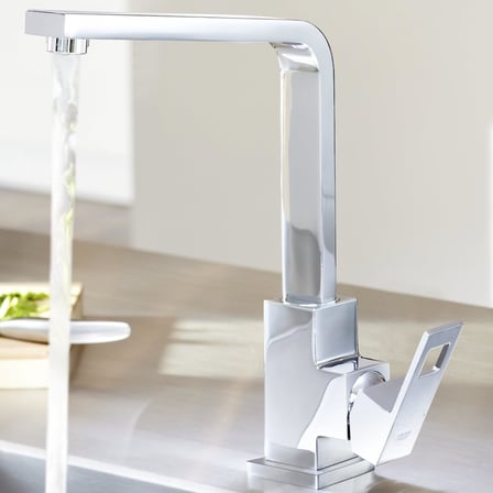 Grohe Eviye Bataryası Döner Borulu Eurocube Krom - 31255000