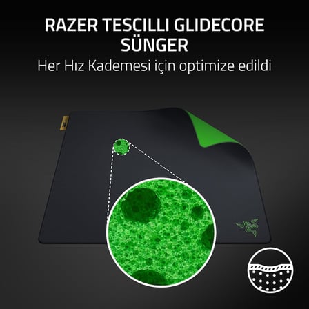 Razer Gigantus V2 Pro L - Speed - Hız Ve Kontrol Için Yumuşak E-Spor Oyun Mousepad'I - Glidecore Sün