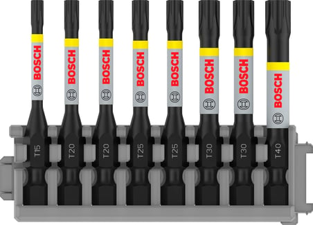 Bosch Professional Accessories 2608522329-Set Impact Control T15-Tteilig Tornavida Ucu
