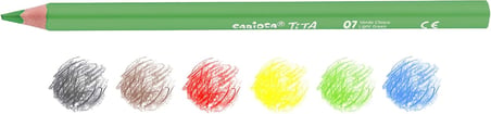 Carioca Tita Maxi Üçgen Kuru Boya Kalemi 12'Li