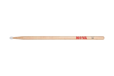 Vic Firth Baget(Çift) Nova 5B Nylon Tıp, Hıckory, 16"X0.595"