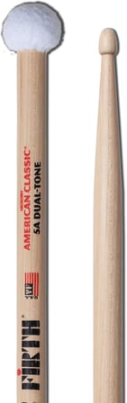 Vic Firth Baget (Çift) 5A Dual-Tone, Hıckory, 0.565"X16", M