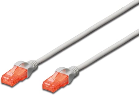 Digitus Professional Dk-1617-200 Cat 6 U-Utp Patch Kablosu, Lszh, Awg 26/7, 20 M Gri