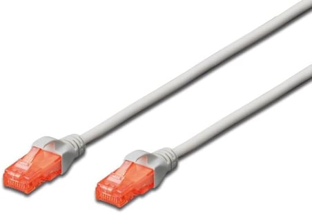 Digitus Professional Dk-1617-200 Cat 6 U-Utp Patch Kablosu, Lszh, Awg 26/7, 20 M Gri