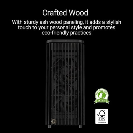 Asus Proart Pa401 Wood Edition, Orta Kule Atx Pc Kasası, Ahşap Ön Panel, Temperli Cam Yan Panel, 2 X
