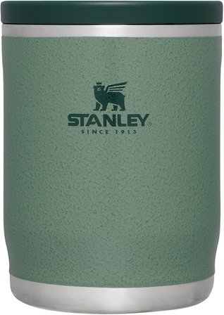 stanley adventure to-go yemek termosu, yeşil (hammertone green), 0.53 litre