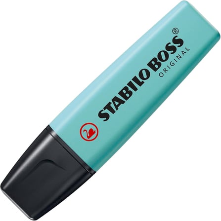 Stabilo Boss Original Pastel - Fosforlu Kalem - 15'Li Masa Seti - 14 Karışık Renk (2X Tozlu Gri)