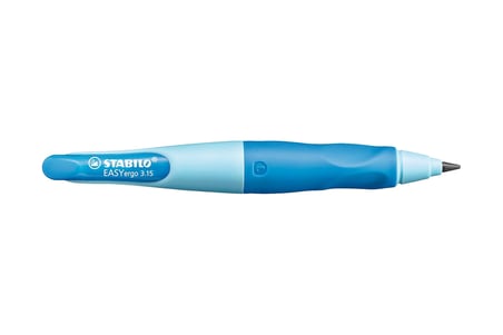 Stabilo Easyergo 3.15 Sol - Ergonomik Mekanik Kurşun Kalem - Mavi Blister | Açık Mavi/Koyu Mavi, Dah