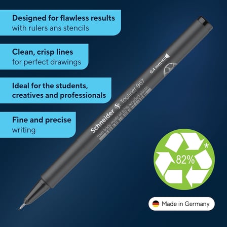 Schneider Topliner 967 Fineliner (Çizgi Kalınlığı 0,4 Mm) 10'Lu Kutu Çeşitli