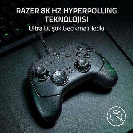 Razer Wolverine V3 Tournament Edition 8K Pc – Pc Için Kablolu Espor Kumandası (8K Hz Hyperpolling, D