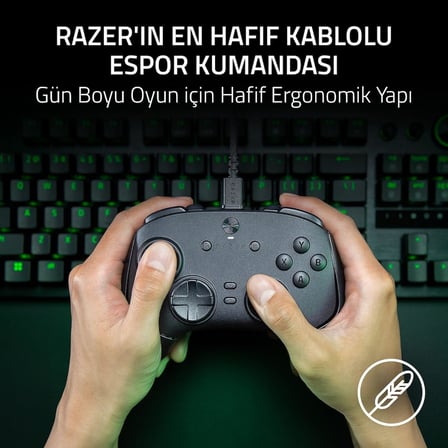Razer Wolverine V3 Tournament Edition 8K Pc – Pc Için Kablolu Espor Kumandası (8K Hz Hyperpolling, D