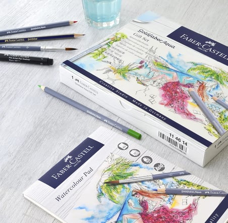 Faber-Castell Boya Kalemleri Aquarellfarbstift Geschenkset