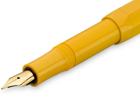 Kaweco Collection Dolma Kalem Honey I Premium Dolma Kalem, Çelik Uçlu Sarı Mürekkep Kartuşları Için 