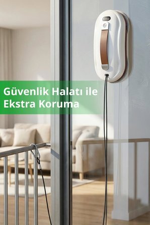 Kiwi Kwc-7131 Pencere Temizleme Robotu | Otomatik Emiş & Çift Mop & Uzaktan Kumanda