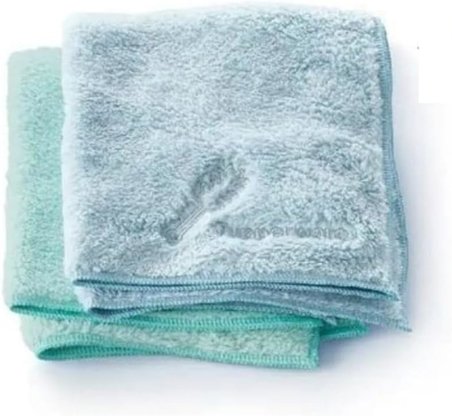Tupperware Mikrofiber Toz Bezi 2'Li Temizlik Bezi Mavi-Mint