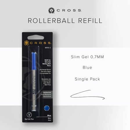 Cross 8910-2 Slim Jel Roller Refil Mavi M Uç