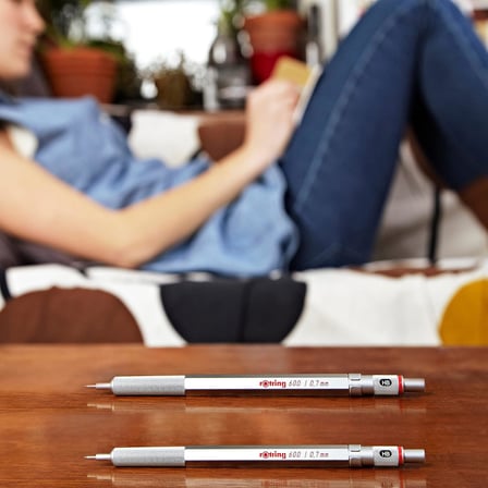 Rotring 600 Mekanik Kurşun Kalem 1904444 Krom,0.7 Mm
