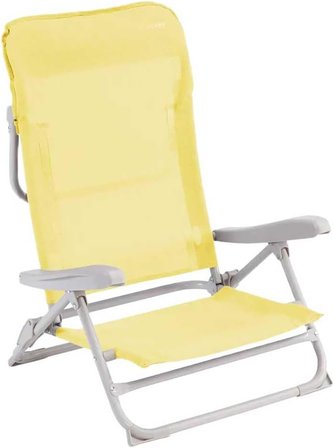 Outwell Seaford 4 Pozisyonlu & Konforlu Katlanır Plaj Sandalyesi Sunburst