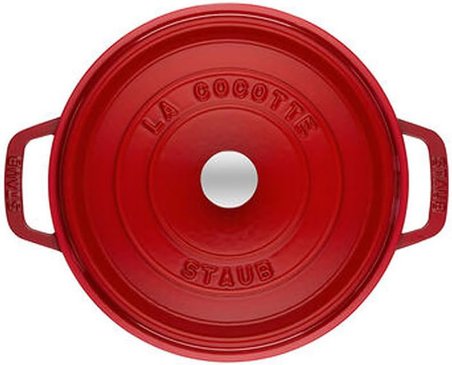 Staub B La Cocotte Döküm Tencere Yuvarlak 24 Cm Kırmızı Renkli