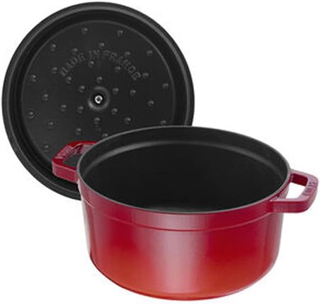 Staub B La Cocotte Döküm Tencere Yuvarlak 24 Cm Kırmızı Renkli