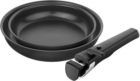 Zwilling Unlock Kızartma Tavası Seti 3 Parça (24, 28 Cm + Sap) Seramik Kaplamalı, Alüminyum