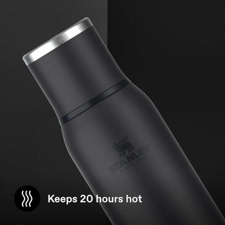 Stanley Adventure To-Go Termos 0.75 Litre - Siyah 2.0 | Paslanmaz Çelik