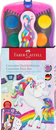 Faber-Castell Connector Unicorn Suluboya 12'Li