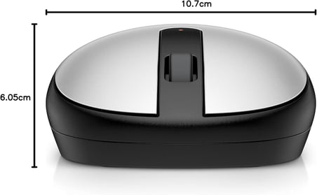 Hp 240 Bluetooth Fare, Gümüş, Bluetooth 5.1, Kablosuz, Hassas Sensör, 1600 Dpi Optik Fare Sensörü, H