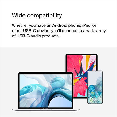 Belkin Connect Usb-C Ses Ve Şarj Çoklayıcısı (Kulaklık Adaptörü Ve Diğer Cihazlar İçin Pd Ile Hızlı 