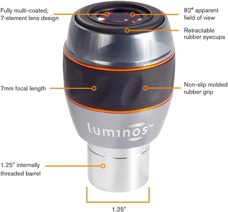 Celestron Luminos Noktası, 7 Mm