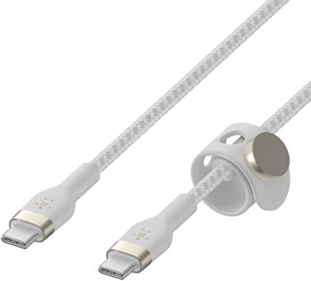 Belkin Boostcharge Pro Flex Örgülü Usb C Tipi - C Kablosu (1M/3,3Ft), Usb-If Sertifikalı Güç Dağıtım