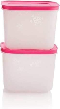 Tupperware Hediye Paketli Alaska Kap Yüksek Gövdeli 2'Li Set 1.1L