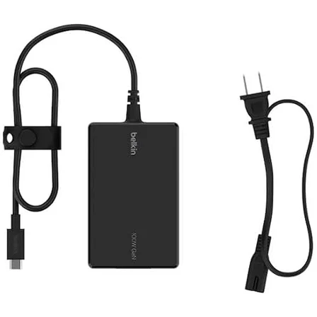 Belkin Connect 100W Usb-C Core Gan Güç Adaptörü, Evrensel Usb-C Uyumlu Hızlı Şarj Adaptörü