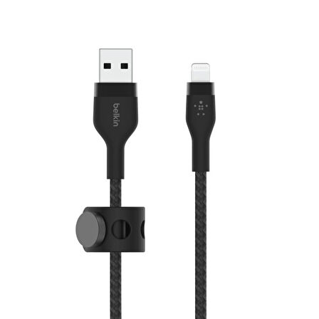Belkin Boostcharge Pro Flex Örgülü Usb Tip A - Yıldırım Kablosu (1M/3,3Ft), Mfi Sertifikalı Şarj Kab