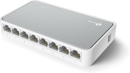 Tp-Link 8 Bağlantı Noktalı 10/100Mbps Hızlı Ethernet Anahtarı, Masaüstü Ethernet Bölücü, Ethernet Hu