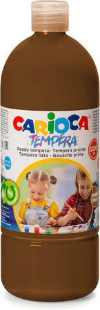 Carioca Tempera Suluboya Süper Yıkanabilir Kahverengi 1000 Ml.