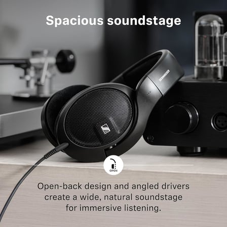 Sennheiser Hd 560S - Kulak Üstü High-End Kulaklık - 120 Ohm, 1.8M Kablo, Açık Kulaklık, Ergonomik Ku