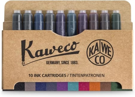 kaweco 11000344 kartuş 10'lu karışık renk