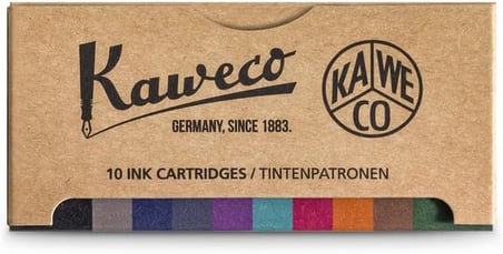 kaweco 11000344 kartuş 10'lu karışık renk