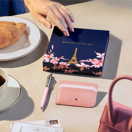 Sheaffer 321-2 Emily In Paris Sentinel Tükenmezkalem Krom - Mat Pembe