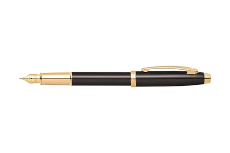 Sheaffer 9322-0 100 Serisi Dolmakalem Parlak Siyah Altın F