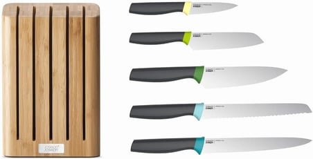 Joseph Joseph 10300 Elevate 5'Li Bıçak Bambu Blok Set