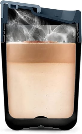 Joseph Joseph Sipp Çelik Paslanmaz Çelik Seyahat Kupası Kapaklı Kapaklı - 340 Ml (12 Fl. Oz) - Antra