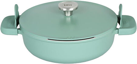 Berghoff Leo Phantom Pilav Tenceresi 28 Cm Ve Kızartma Tavası 28 Cm Forest Green
